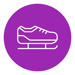 Image showing Skate line icon.