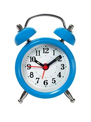 Image showing Blue alarm clock