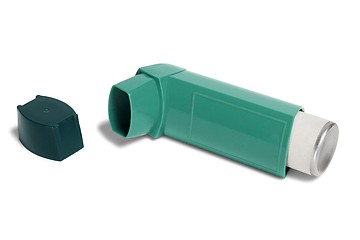 Image showing Open asthma inhaler