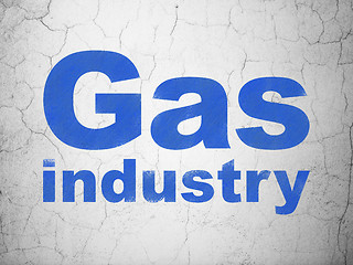 Image showing Industry concept: Gas Industry on wall background