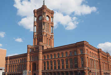 Image showing Rotes Rathaus in Berlin