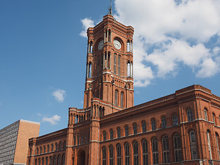 Image showing Rotes Rathaus in Berlin