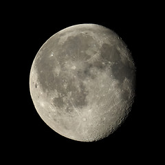 Image showing Waning gibbous moon