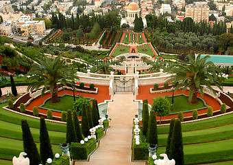 Image showing Bahai Gardens