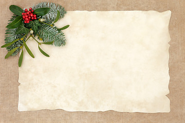 Image showing Old Fashioned Christmas Background