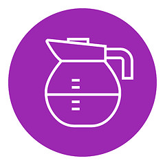 Image showing Carafe line icon.