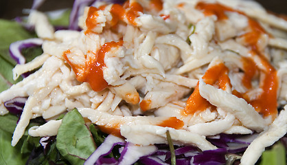 Image showing vietnamese food chicken salad