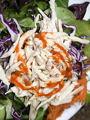 Image showing vietnamese food chicken salad