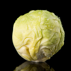 Image showing Fresh brussels sprouts