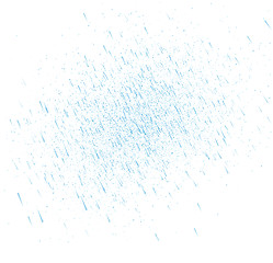 Image showing Rainy sky vector illustration