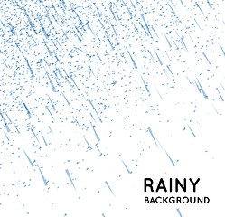 Image showing Rainy sky vector illustration