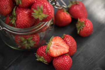 Image showing Fresh ripe strawberry