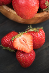 Image showing Fresh ripe strawberry