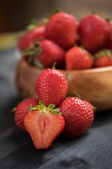 Image showing Fresh ripe strawberry