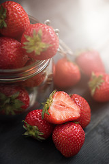 Image showing Fresh ripe strawberry