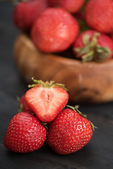 Image showing Fresh ripe strawberry