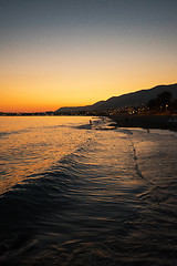 Image showing Alanya in the evening