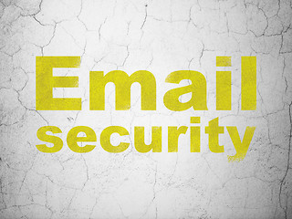 Image showing Security concept: Email Security on wall background
