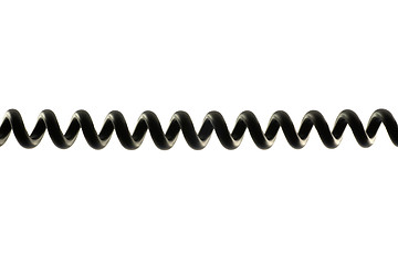 Image showing Spiral Telephone Cable