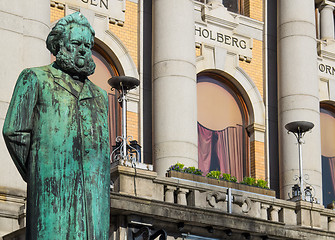 Image showing Statue of Henrik Ibsen