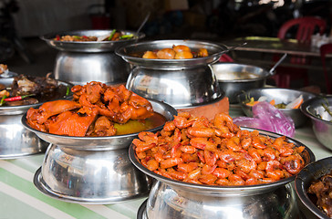 Image showing Vietnamese food at a market