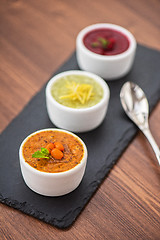 Image showing Refreshing lemon cranberry seabuckthorn sorbet