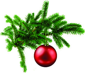 Image showing Christmas tree decorations