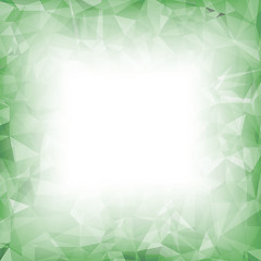 Image showing Green Polygonal Background.