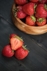 Image showing Fresh ripe strawberry