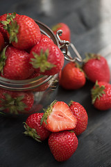 Image showing Fresh ripe strawberry