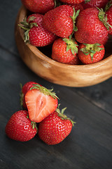 Image showing Fresh ripe strawberry