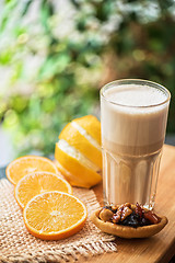 Image showing coffee raf with citrus