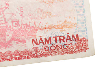 Image showing Old Vietnamese Dong, Vietnamese currency
