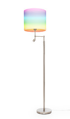 Image showing Rainbow floor lamp, isolated