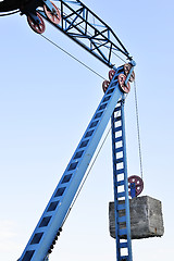 Image showing Counterweight on the cable car