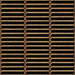 Image showing old metal grill