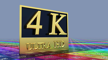 Image showing Ultra HD 4K icon