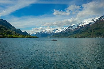 Image showing Hardangerfjord in Norway