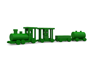 Image showing Toy train