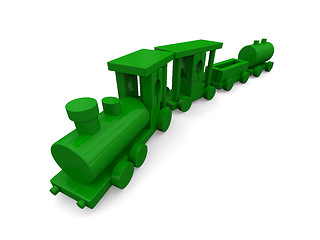 Image showing Toy train