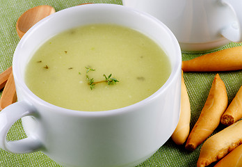 Image showing Asparagus Cream Soup