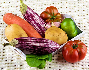 Image showing Fresh Raw Vegetables