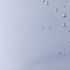 Image showing Air bubbles in the water