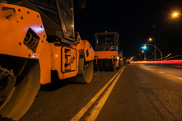 Image showing repairing the road