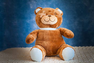 Image showing Injured Teddy Bear