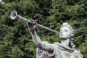 Image showing Old Cemetery statue