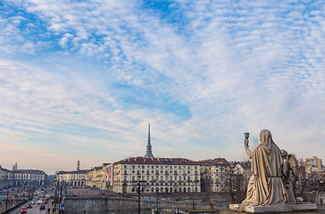 Image showing Turin, Italy - January 2016: Faith Statue