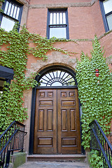 Image showing Wooden door, Boston