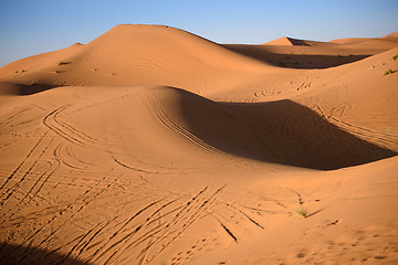 Image showing Dunes, Morocco, Sahara Desert