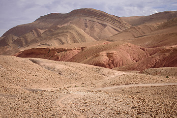 Image showing Nomad Valley in Atlas Mountains, Morocco